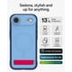 thumbnail image 2 of Funda de teléfono ZAGG Sedona Snap con soporte para iPhone Air Blue, 2 of 9