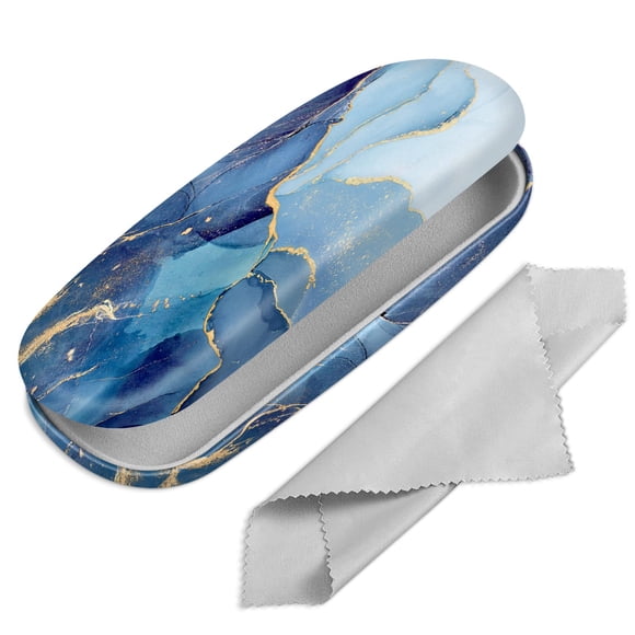 Funda para gafas Fintie Hard Shell Ocean Marble con tela