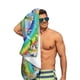 thumbnail image 5 of Campanilla Toalla de playa de secado rápido con diseño temático, regalo para mujeres y niñas, ideal para cumpleaños, fans, amantes de la música, uso en la playa o al aire libre, 78 × 160 cm, 5 of 6