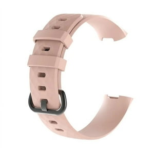 Genérico - Correa Compatible Con Fitbit Charge 3 & 4 22,6Mm Rosa