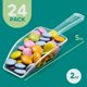 thumbnail image 2 of Minicucharas plásticas acrílicas JoyServe Candy 2 oz (60 ml) x24, 2 of 9