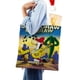 thumbnail image 4 of The Quick Draw McGraw Show Bolso de tela con estampado de lienzo para mujer, bolsa de compras reutilizable y estética, con cremallera interior, regalo para mujer,38*45cm., 4 of 6