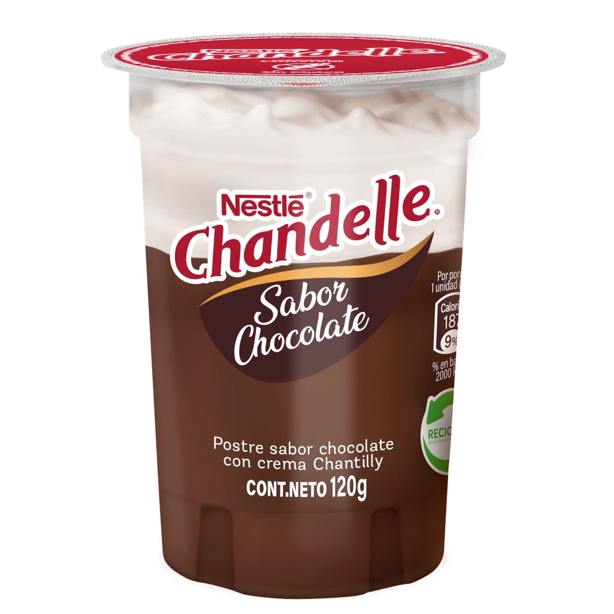 Postre Crema Sabor Chocolate 120 g Chandelle