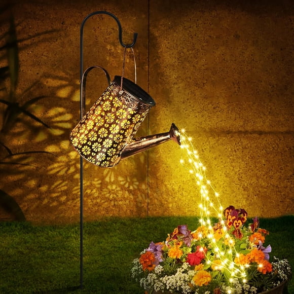 Regadera Solar Afootry 90 Luces LED Decoración Jardín Exterior