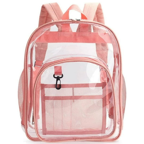 Transparent Shoulder Bag Unisex Fashion Simple Large Capacity Portable Backpacks Multifunctional Waterproof Male Female Knapsack