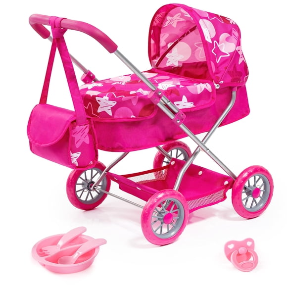 Juego Dolls Pram Bayer Smarty 6 en 1 para muñecas de hasta 18 pulgadas