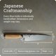 thumbnail image 5 of Cuchillo de chef Shun Premier Blonde de 20 cm, acabado martillado, 5 of 7