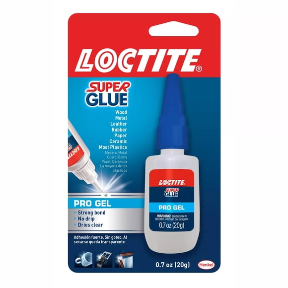 Adhesivo Loctite Super Glue Gel Pro, 20 g, sin goteo