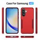 thumbnail image 2 of Para Samsung Galaxy A57 5G Funda a Prueba de Golpes Resistente Protección de Cuerpo Completo Resistente a Polvo/caídas Cubierta Funda, Rojo, para Galaxy A57 5G, 2 of 7