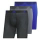 thumbnail image 1 of Calzoncillos bóxer adidas para hombre, paquete de 3 unidades, Ghost Black-Onix/Onix Grey, 1 of 3