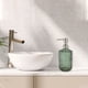 thumbnail image 2 of Unique Bargains 1 Pc Dispensador de Jabón de Bomba Cilíndrico Simple para Baño 450ml Verde Tono Plateado, 2 of 6