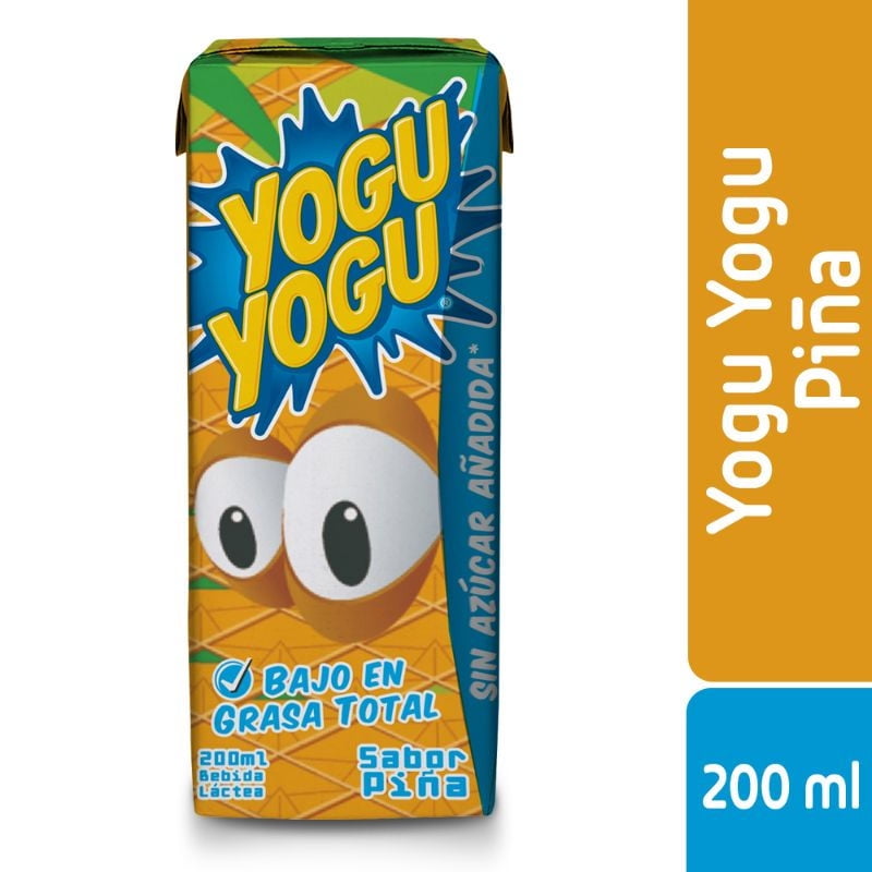 Bebida Leche Láctea Yogu Yogu Piña Caja
