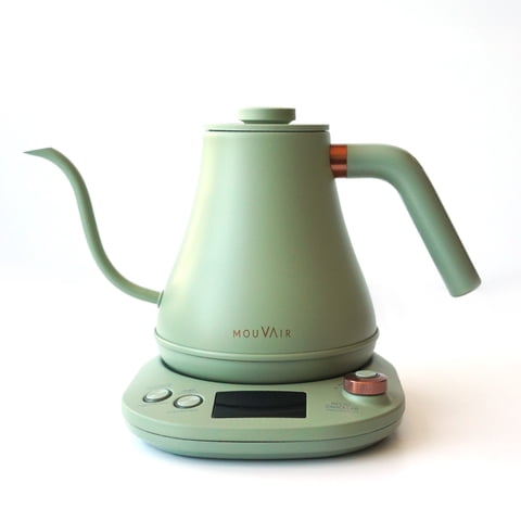 Hervidor Eléctrico Cuello De Cisne Con Control De Temperatura Mouvair Swan Verde