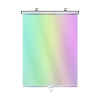 Magideal - Parasol Enrollable, Cortina Ciega, Persianas Enrollables Universales, Ventosa, Cortina Parasol Para Coche, Baño, Restaurante, Ventana Del Sótano 50X125Cm Plata