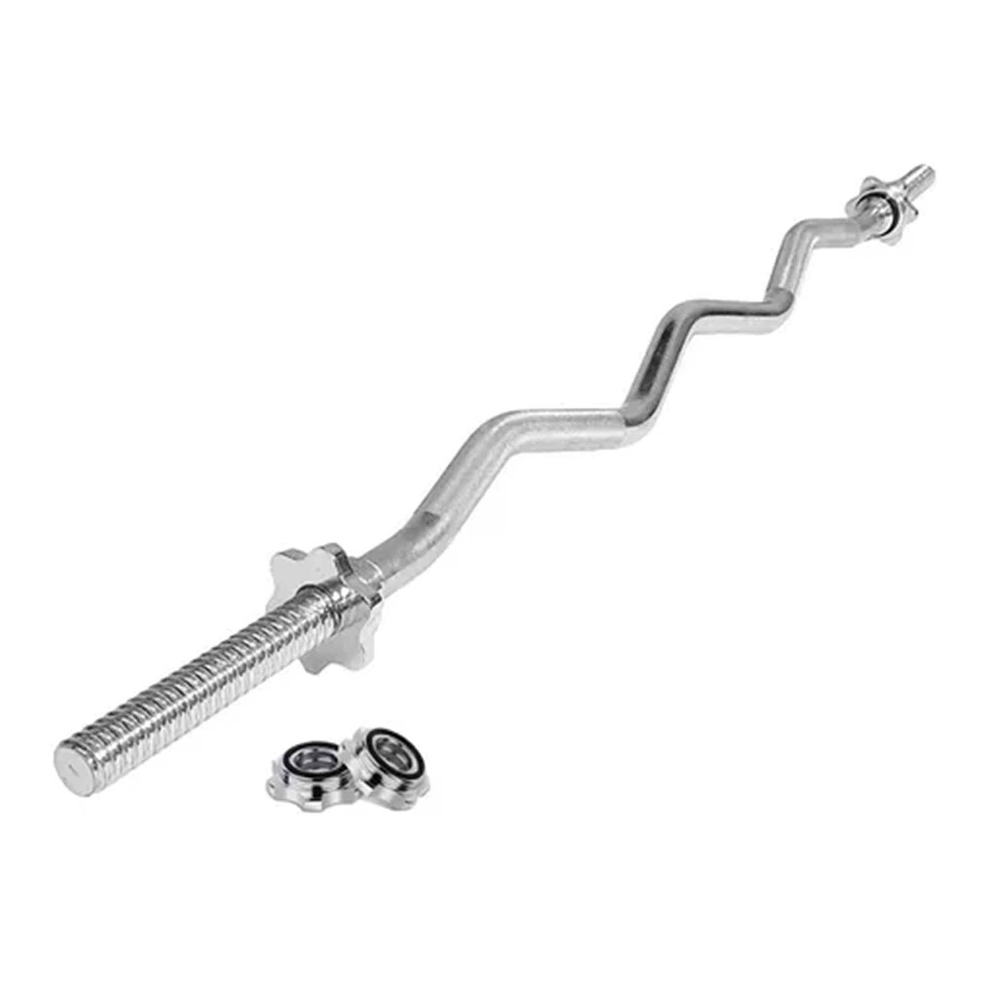 Genérico - Barra Z Preolimpica 1.20m Cromada Fuerza Gimnasio Fitness