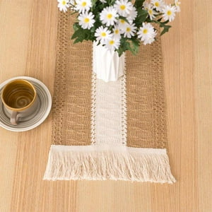 Aura Zeus - Camino De Mesa Decoracion Yute Manteles De Centro 180 X 30
