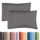 thumbnail image 1 of Juego de 2 fundas de almohada CGK Unlimited estándar gris oscuro, 1 of 8