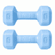 thumbnail image 1 of Par Mancuernas Hexagonales PVC 5 Kg c/u Pesas Fitness 10 Kg Total, 1 of 3