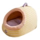 thumbnail image 1 of Cama para Gato Nido Cerrado para Mascotas Casa Interior Felpa Gruesa Y Lino Imitación Resistente Al Frío Adecuada para Gatos Y Perros Pequeños en Otoñ M, 1 of 5