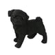 thumbnail image 4 of Estatua De Perro En Miniatura De Pug Para Salpicadero De Coche, Sala De Estar, Color Negro, 4 of 5