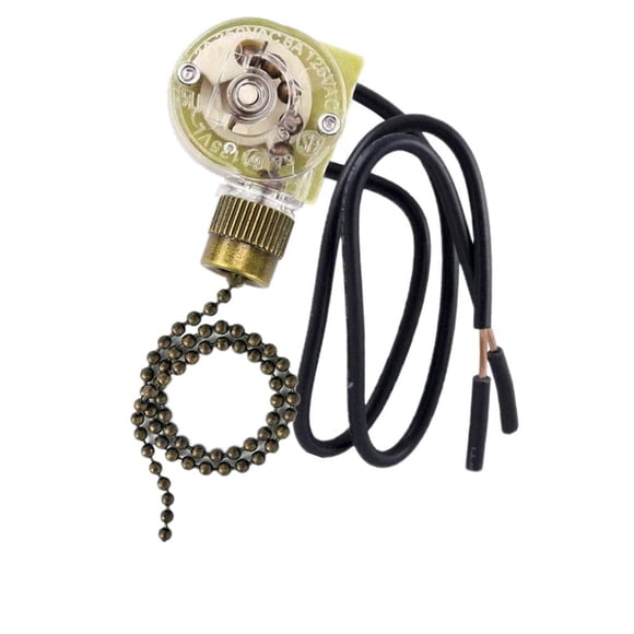 Interruptor de luz para ventilador de techo Zing Ear, interruptor de cadena ZE-109