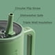 thumbnail image 3 of Botella De Agua Traveler 946 Ml De Acero Inoxidable Sage, 3 of 6