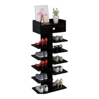 Click Ventas - Zapatero Organizador Estante Zapatos 14 Pcs Hall Armario Negro