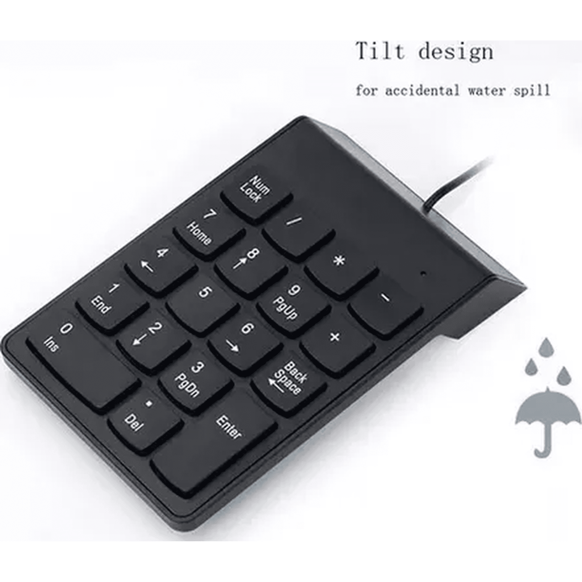 Genérico - Teclado Numérico Usb Notebook Negro