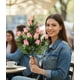 thumbnail image 3 of Set 2 Flores Artificiales Ramo Capullos Floral Follaje Jhn, 3 of 3