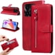 thumbnail image 1 of Funda con Cremallera para Honor X6A, Carcasa Cartera de Cuero PU con Soporte y Tarjetero, 1 of 6