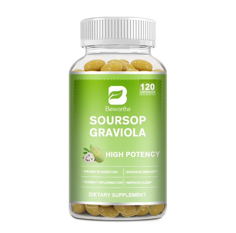 Now Beworths - Now Graviola Potencia Sistema Inmune 1000Mg Annona Muricata