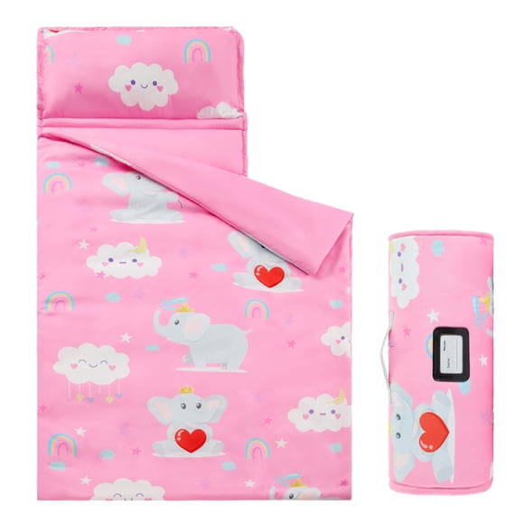 Colchoneta para Siesta Infantil MORAIS con Almohada Rosa
