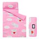 thumbnail image 1 of Colchoneta para Siesta Infantil MORAIS con Almohada Rosa, 1 of 7
