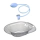 thumbnail image 2 of Baño de asiento para asiento de inodoro con descargador, bidé de lavabo de cadera de 2000ml para mujeres mayores, baño de cadera reutilizable para la gris con descargador, 2 of 5