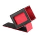 thumbnail image 3 of Caja Para Baraja De Cartas Con Capacidad Para 100 Cartas, Caja De Almacenamiento Para Tarjetas Con Funda Premium, Color Negro Y Rojo, 3 of 5