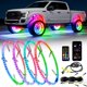 thumbnail image 1 of Luces de Rueda Beatto RGB 39 cm 4 piezas Control por App, 1 of 8