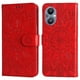 thumbnail image 1 of Funda tipo cartera FOXDOCK para OPPO Reno 7 Lite , diseño girasol en relieve, cuero PU, cierre magnético, soporte y tarjetero, 1 of 5
