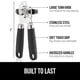 thumbnail image 2 of Abrelatas Gorilla Grip, acero inoxidable, de alta resistencia, color negro, 2 of 9