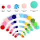 thumbnail image 2 of Pom Poms Phinus, 900 unidades, decoraciones multicolores para manualidades, 2 of 7