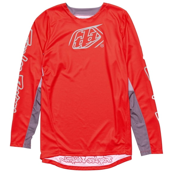 Moto Jersey Troy Lee Designs GP Pro Icon rojo y gris para adultos