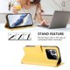 thumbnail image 4 of Funda Volteable con Diseño de Gato para Xiaomi 15T, Amarillo, 4 of 6