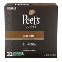 Cápsulas De Café Peet'S Coffee Dark Roast 100% Arábica Sumatra 32