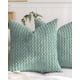 thumbnail image 4 of Pack De 4 Fundas De Cojines Diseño De Maiz 45cm X 45 Cm Verde Menta, 4 of 4