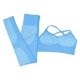 thumbnail image 4 of Trajes De Yoga Para Mujeres Conjunto De 2 Piezas Leggings De Entrenamiento Sujetador Deportivo L Azul, 4 of 5