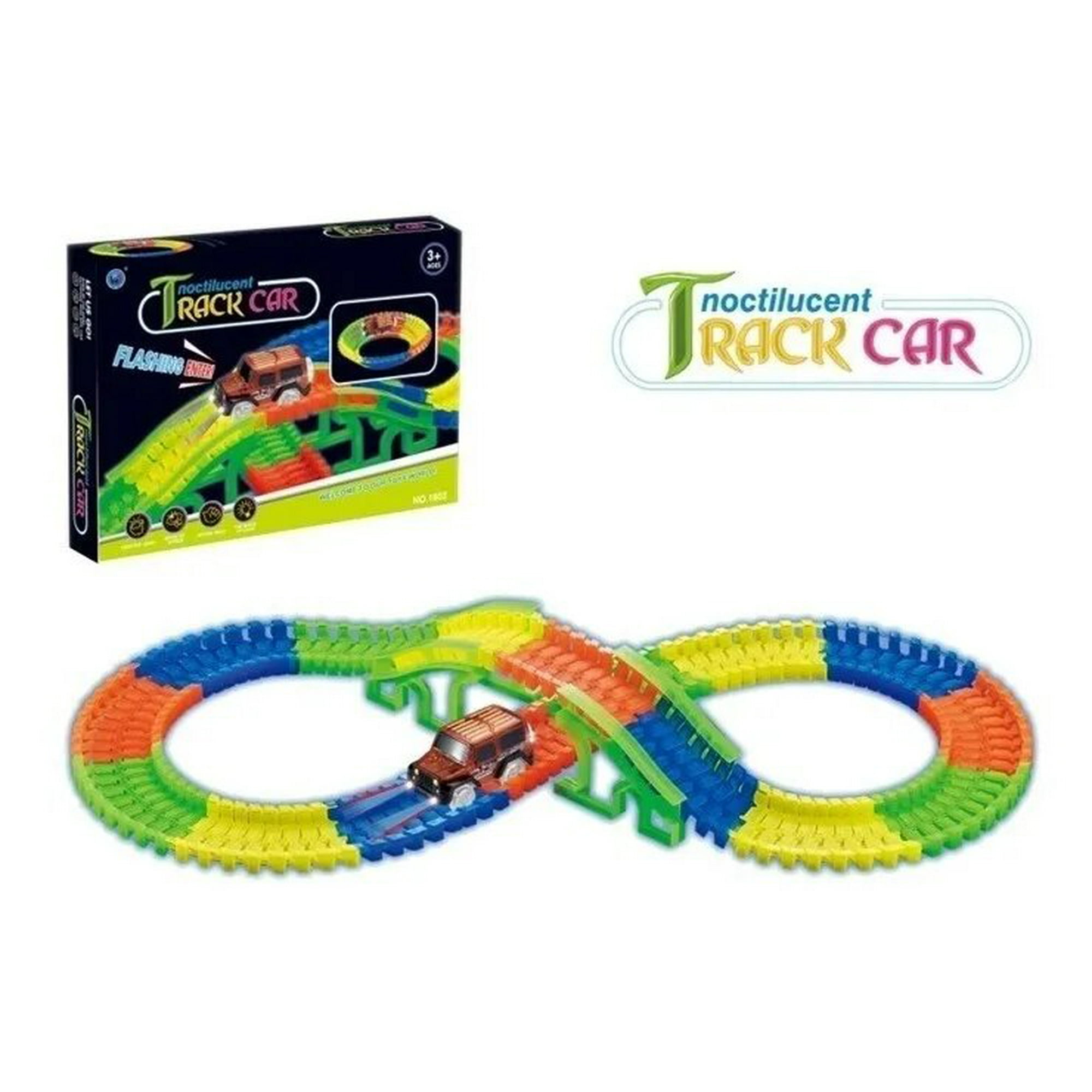 Genérico - Pista De Auto Mágica Luminosa Armable Con 128 Piezas