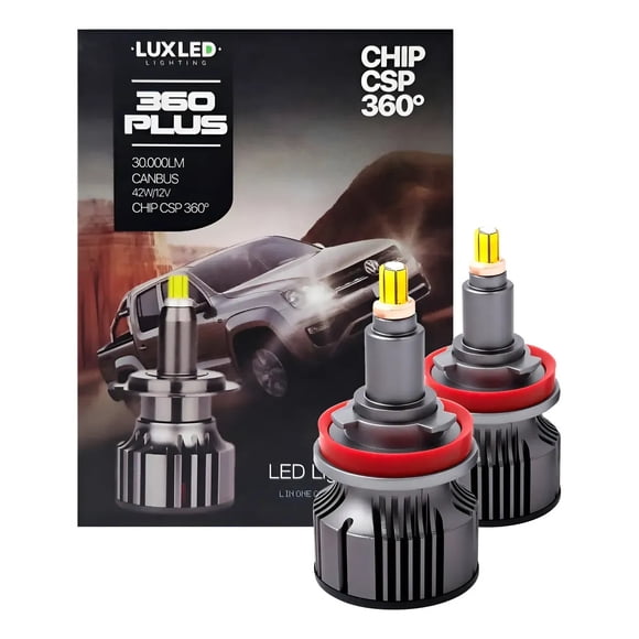 Kit Turbo Led Para Foco Lupa 360 Canbus H11