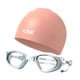 thumbnail image 5 of Gafas De Natación Con Gorro Para Adultos, Antivaho, Color Rosa, 5 of 5
