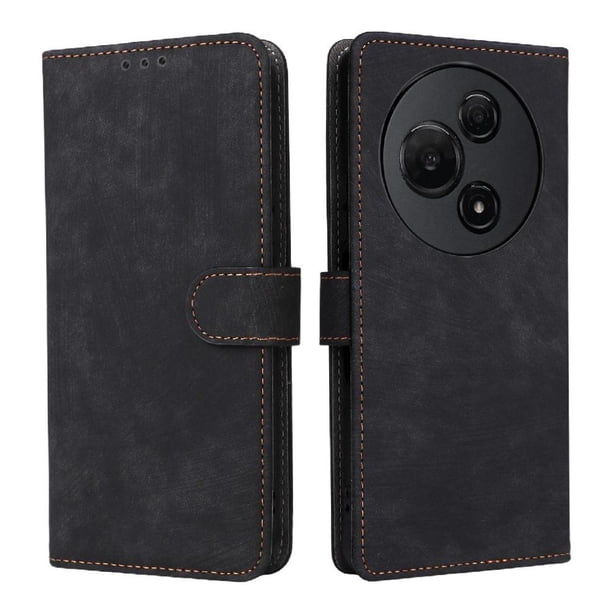 Funda Billetera para TCL 60 NXTpaper con Soporte - Cartera de Cuero con Ranuras Negro