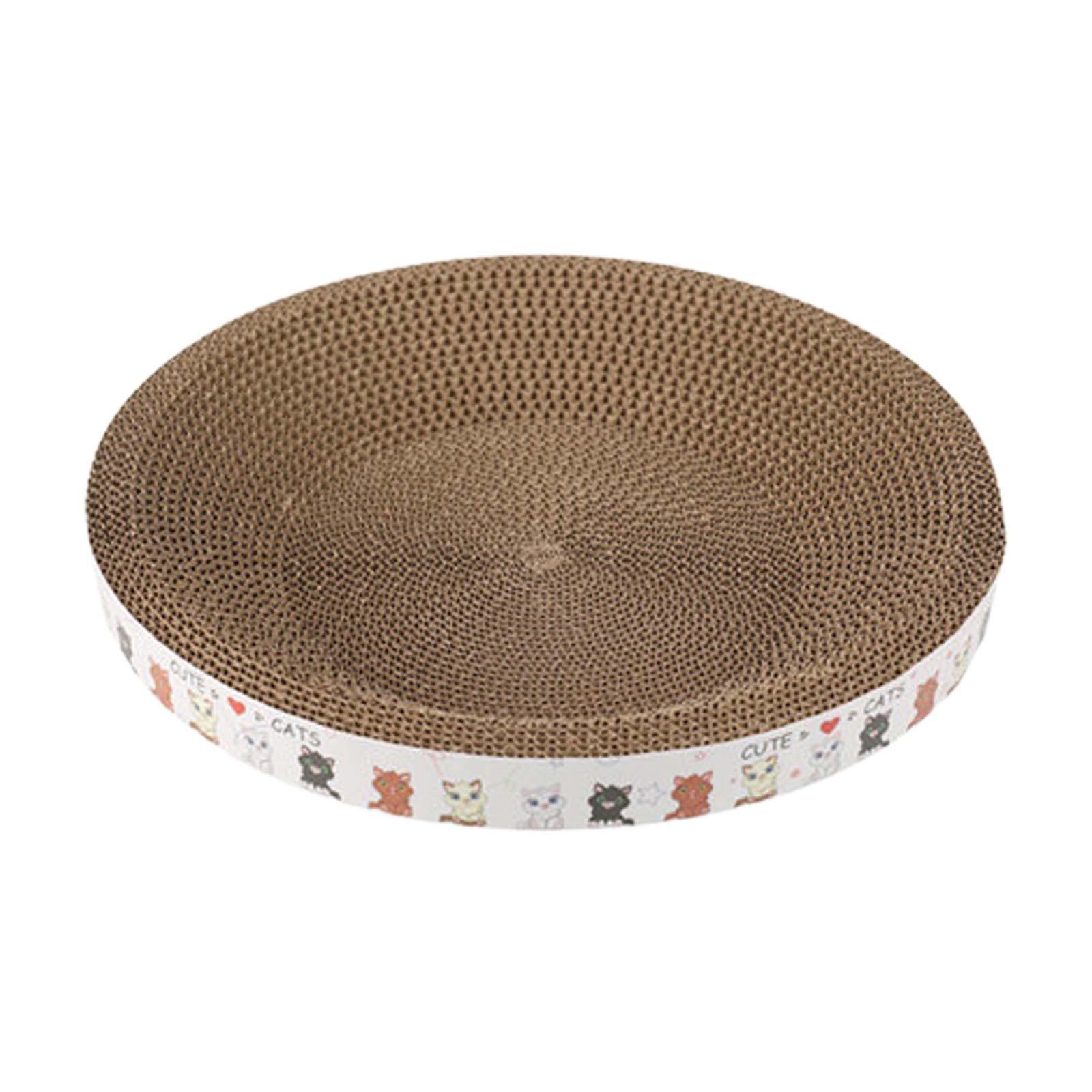 Magideal - Almohadilla Corrugada Para Rascar, Cartón Rascador Para Gatos, Protección De Muebles De Juego Interactivo, Cama De Salón Con Diseño De Gato Para Gatos S