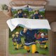 thumbnail image 1 of Fireman Sam Soft 3D Printed Duvet Cover Bedding Set with Comforter Cover 3 Piece Set, 1 of 5